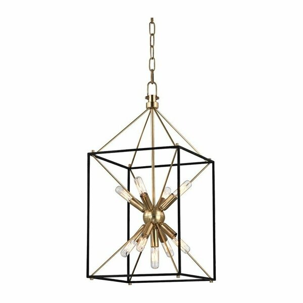 Hudson Valley Glendale 9 Light Pendant 8912-AGB